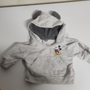 Mickey Mouse Gray Kids Hoodie